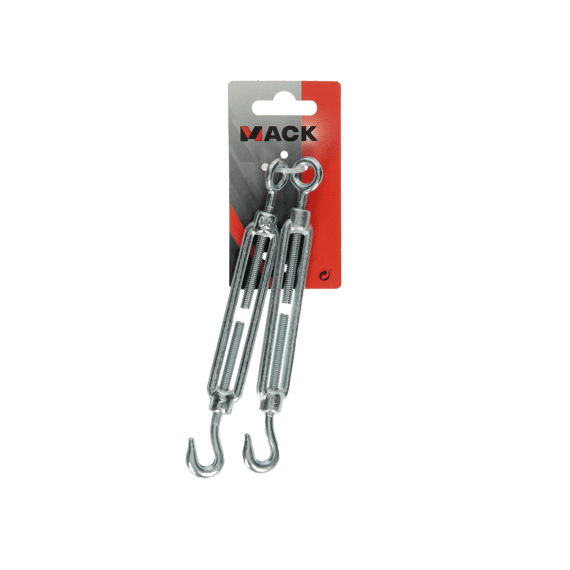 Mack 2 Spanners Oog + Haak M6 X 110mm Zwart
