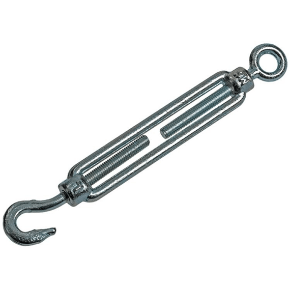 Mack 2 Spanners Oog + Haak M6 X 110mm Zwart