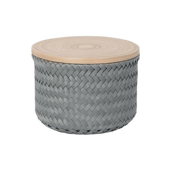 Handed By Ronde Mand Wonder Bamboo Cover XS Eucalyptus 16x21x21cm