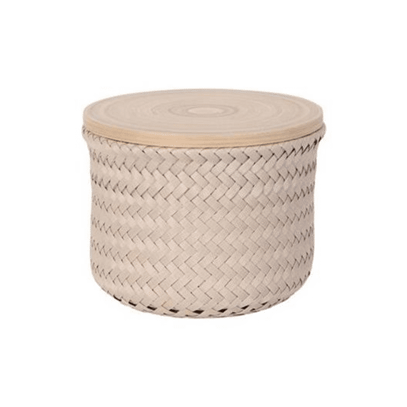 Handed By Ronde Mand Wonder Bamboo Cover XS Bisque 13x17x17cm