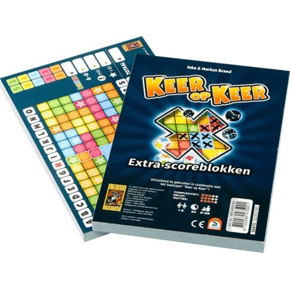 Scoreblokken Keer Op Keer 2 Stuks Level 1