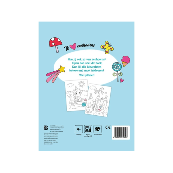 Groot Kleurboek: Ik Hou Van Eenhoorns