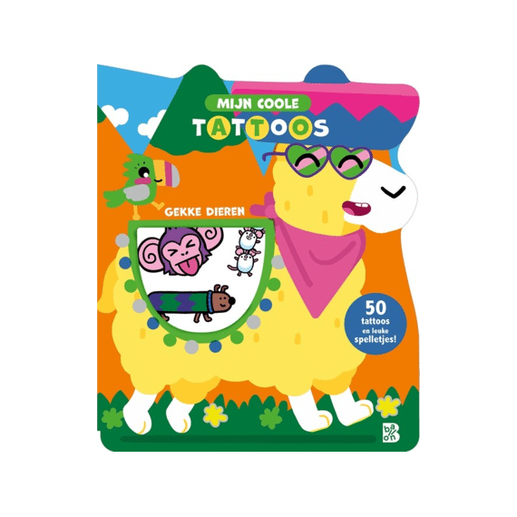 Mijn Coole Tattoos Met Spelletjesboek Gekke Dieren