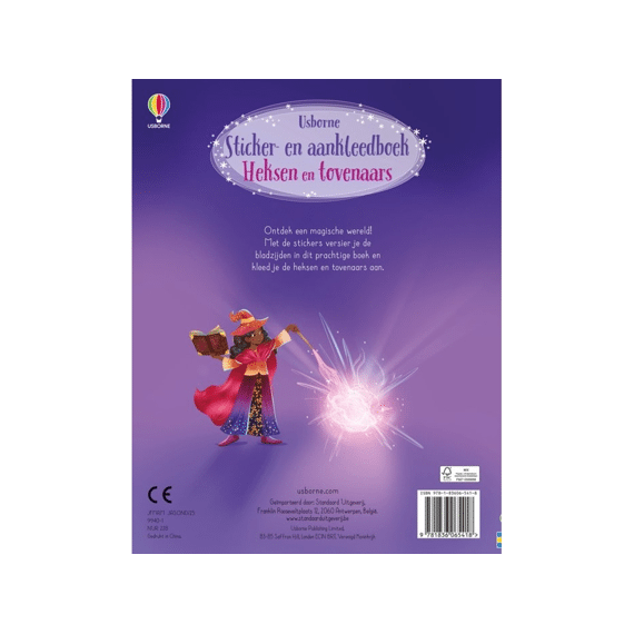 Sticker- En Aankleedboek: Heksen En Tovenaars