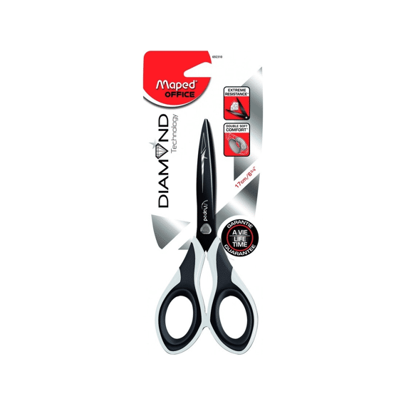 Maped Schaar Diamond 17 cm - symmetrisch zachte grepen
