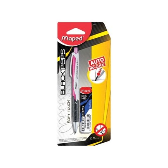 Maped Black Peps vulpotlood 0,5mm + 1 doosje vulli