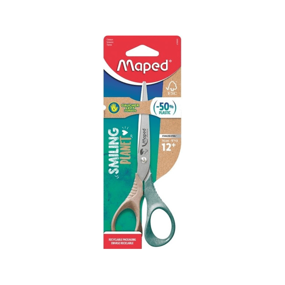Maped Smiling Planet Schaar 16cm Links Assortiment