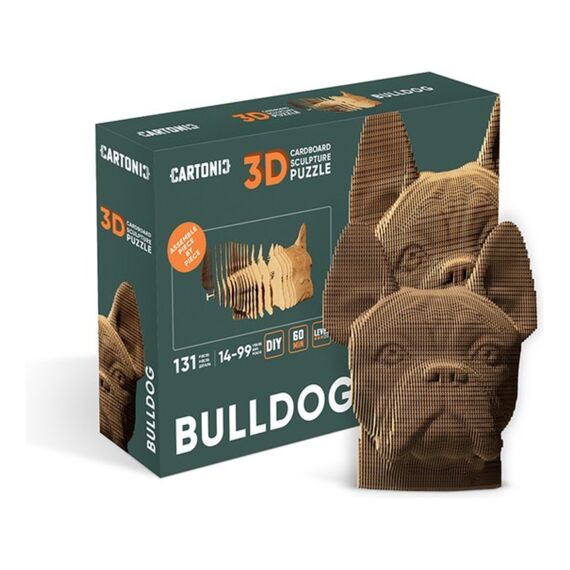 Cartonic 3d Puzzel Bulldog