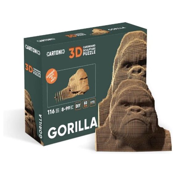 Cartonic 3d Puzzel Gorilla