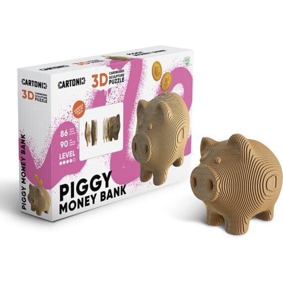 Cartonic 3d Puzzel Spaarpot Piggy