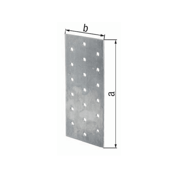 Gust Alberts Koppelplaat,vz,115x40x2cf