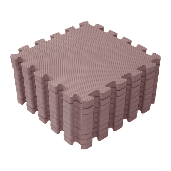 Babydan Puzzeltegels 9st Dusty Rose