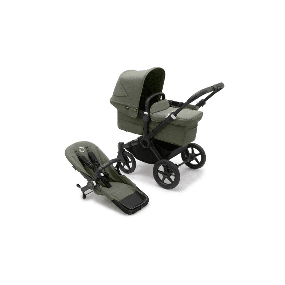 Bugaboo Donkey5 Kinderwagen Mono Complete Black - Forest Green