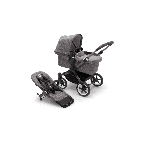 Bugaboo Donkey5 Kinderwagen Mono Complete Graphite - Grey Melange