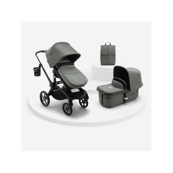 Bugaboo Fox5 Bundle Essentiele Forest Green Rugzak Voetenzak Beker