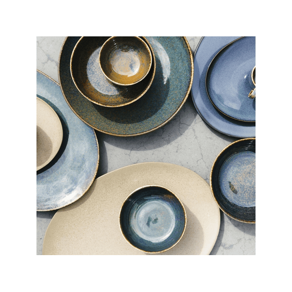 Bonbistro Cirro Groen Diep Bord  21x5cm