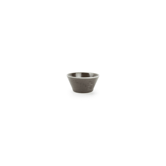 Fine2dine Kom Conisch Black Line 8x4cm