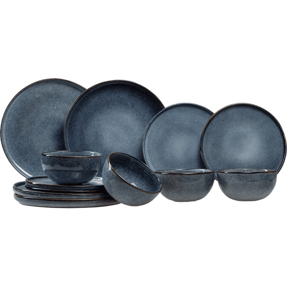 Ona Duna Servies 12-delig Blauw