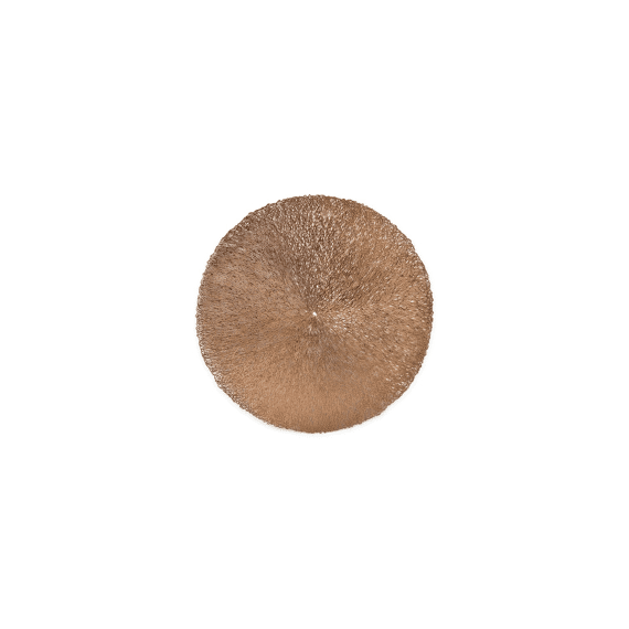 Salt And Pepper Vene Placemat Rond 38cm Koper