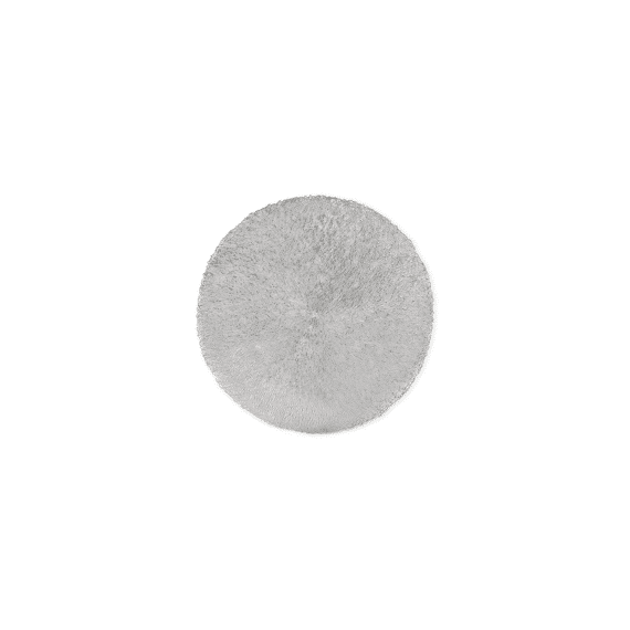 Salt And Pepper Vene Placemat Rond 38cm Zilver