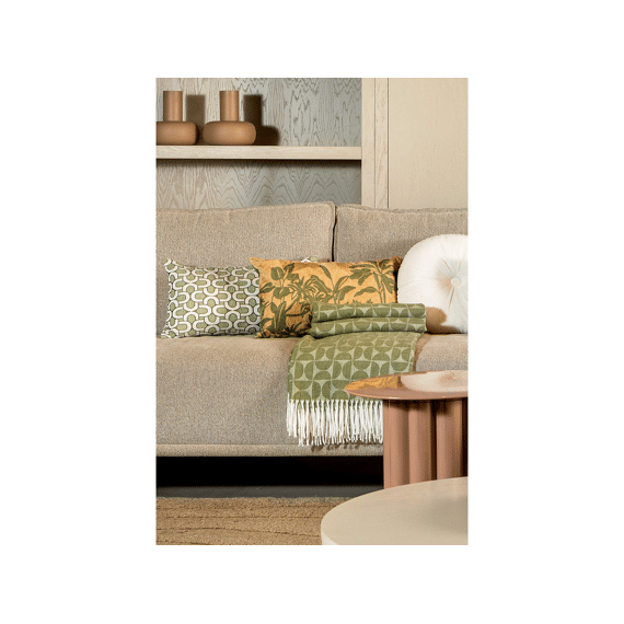 Dutch Decor Sierkussen Elyn 30x50 Cm Moss Gray