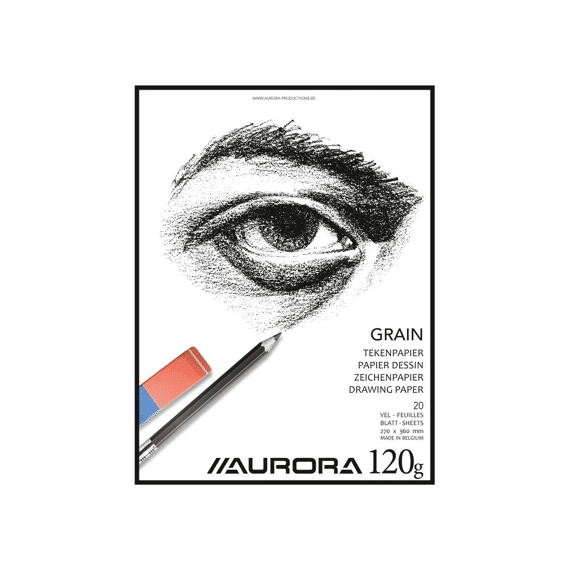 Tekenblok 120g 270*360mm 20bl aurora