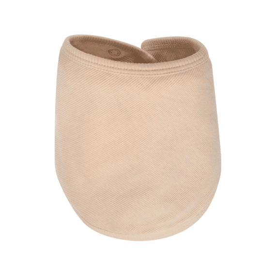 Baby Bello Bandana Bib Rib Toasted Almond
