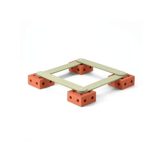 Modu Activity Toy Balance Track Burnt Orange/Dusty Green