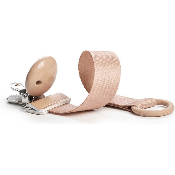 Elodie Fopspeenketting Hout Blushing Pink