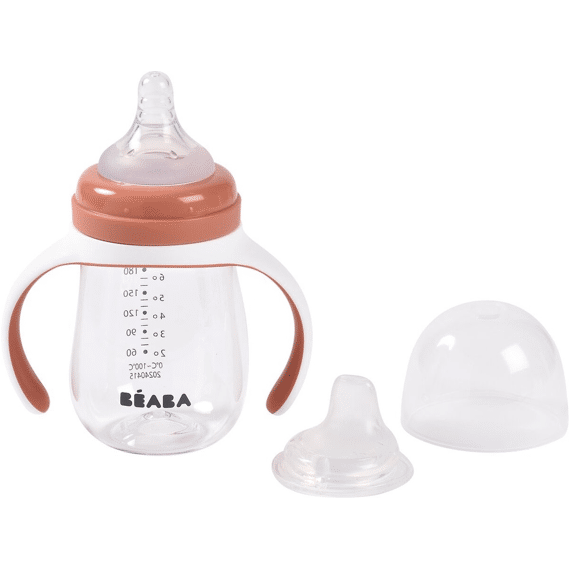 Beaba Evolutieve 2-in-1 Meegroeifles 210ml Terracotta