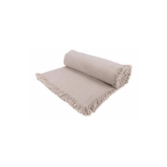 Cosy @ Home Tafelkleed Fringes Grijs 250x140cm