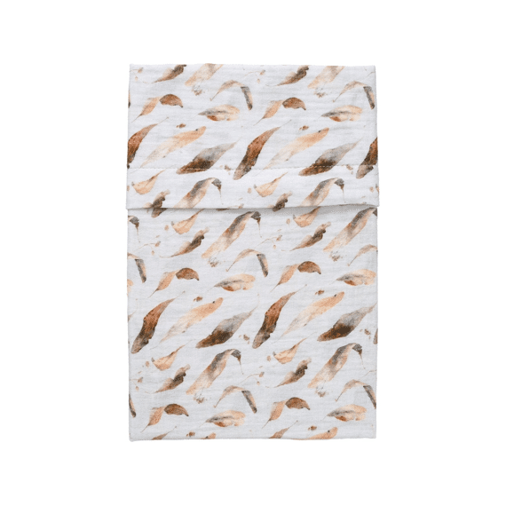 Cottonbaby Laken Wieg 75x90 Soft Tetra Moody Feathers