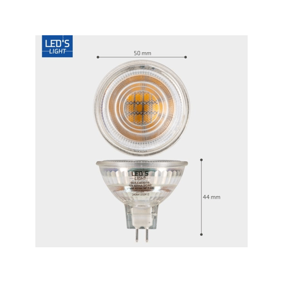 Led Smd Lamp Mr16 Gu5.3 - 7.5W 621Lm 2700K