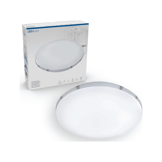 Plafondlamp 15W 1300Lm 3000K Ip44 350Mm