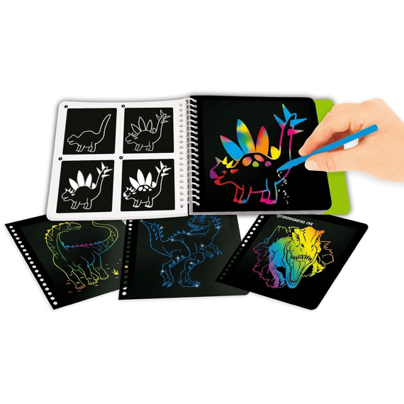 Dino World Mini Magic Scratch Boek