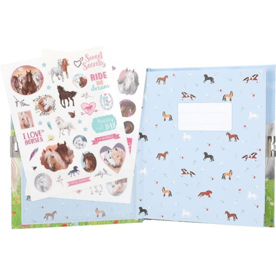 Miss Melody Dagboek met Stickers Blauw