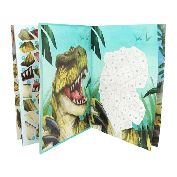 Dino World Stickeren op nummer