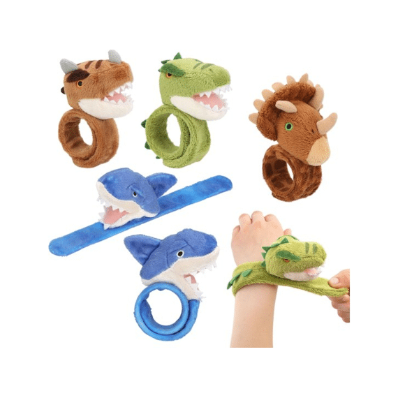 Dino World Klaparmband Knuffel Assortiment