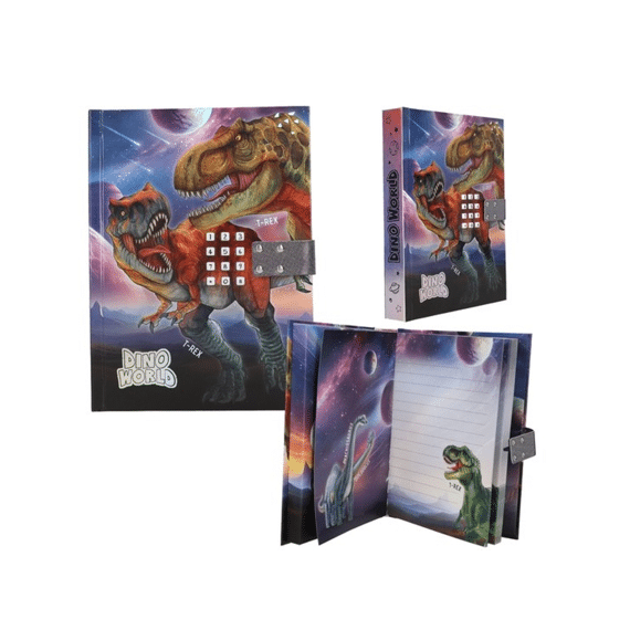 Dino World Dagboek met geheime code