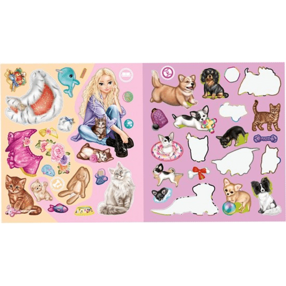 Topmodel Stickerworld Kitty and Friends