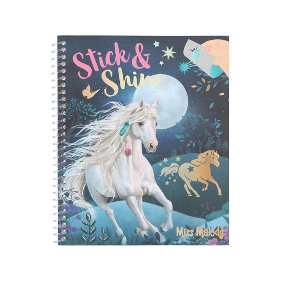 Miss Melody Kleurboek Stick & Shine