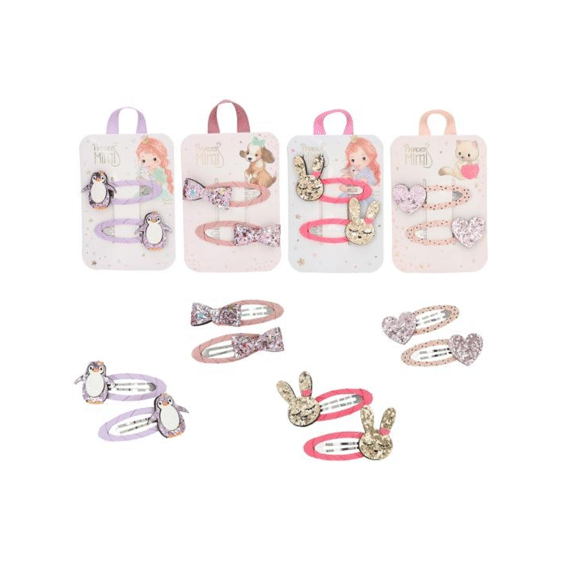 Princess Mimi Haarspeldjes Glitter Assortiment