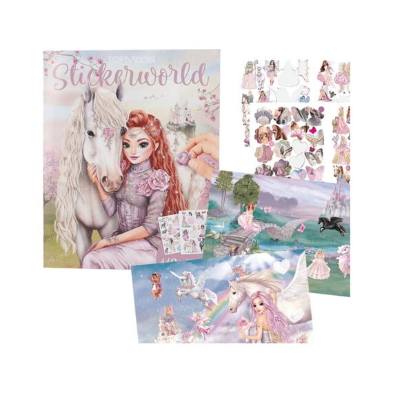 Topmodel Stickerworld Stickerboek Viva Violet