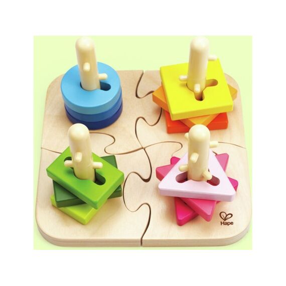 Hape E0411 Creative Vormenpuzzel