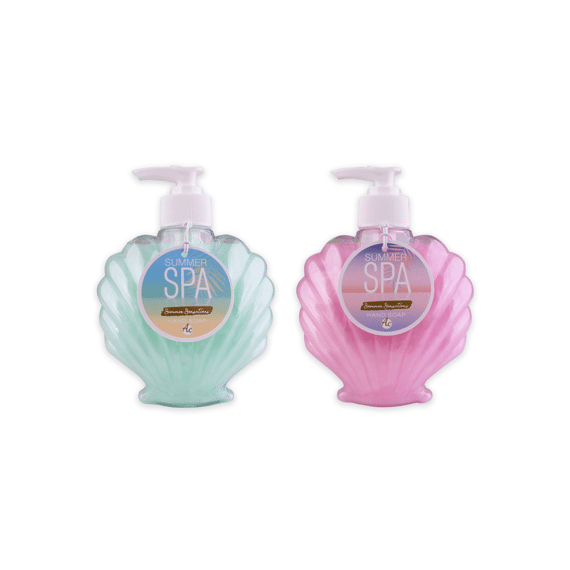 Summer Spa Handzeep 340ml In 2 Kleuren Schelpvorm Assortiment Prijs Per Stuk