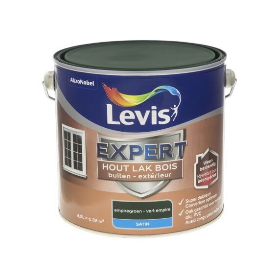 Levis Expert Houtlak Buiten Satin 2,5L Empiregroen