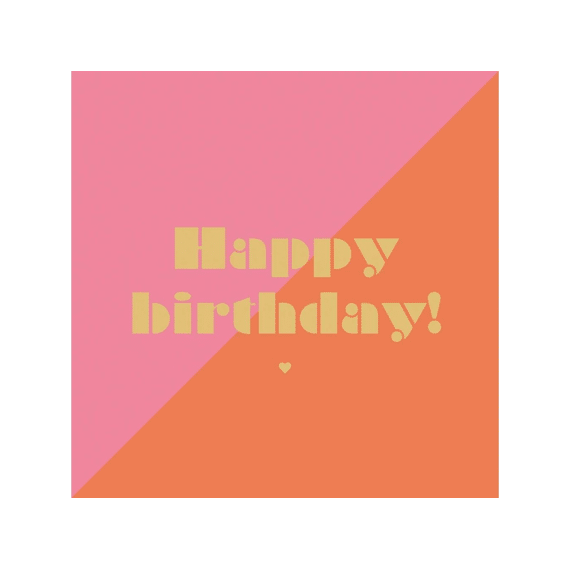 PPD Servetten Happy Birthday P. 33cm 20stuks