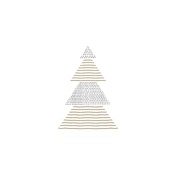 PPD Servetten 33cm 20stuks Pure Christmas White