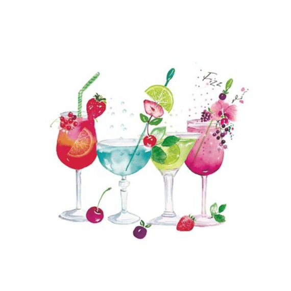 PPD Servetten 25cm 20stuks Birthday Cheers