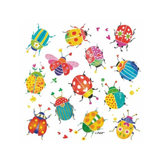 PPD Servetten 25cm 20stuks Bug Party